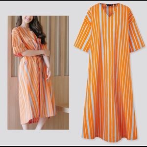 Marimekko x Uniqlo striped caftan